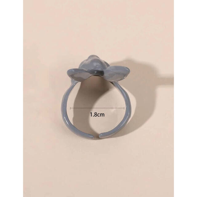 ユニセックスラビット兎ウサギレディースリングメンズ指輪 メンズのアクセサリー(リング(指輪))の商品写真