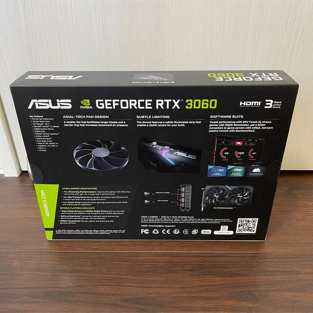 【新品未開封】ASUS DUAL-RTX3060-O12G-V2 GeForce