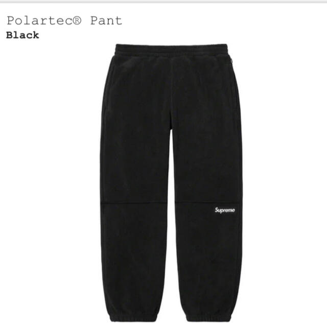 シュプリームsupreme polartec pants BLACK Mサイズ