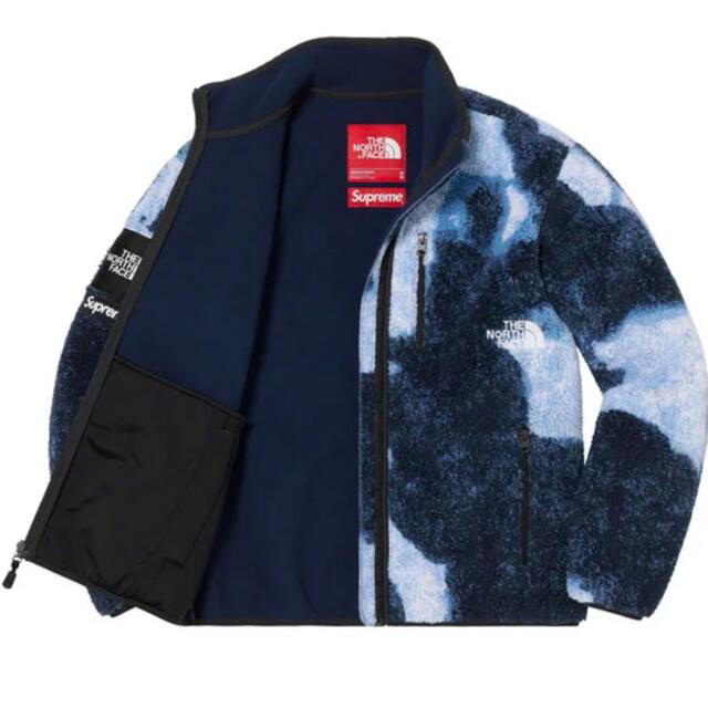 Supreme(シュプリーム)のSupreme North Face Bleached Denim Fleece メンズのジャケット/アウター(ブルゾン)の商品写真