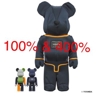 メディコムトイ(MEDICOM TOY)の【即日発送】BE@RBRICK ポーターTANKER 100％ & 400％(キャラクターグッズ)