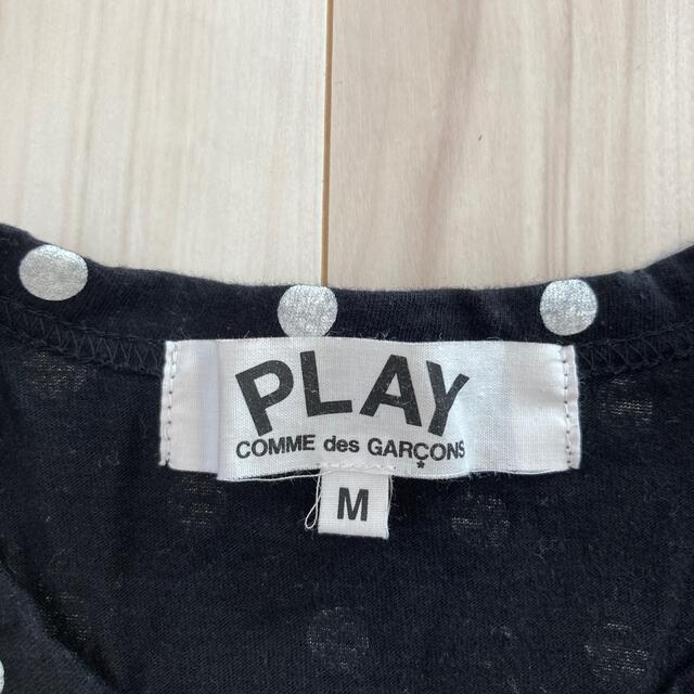 COMME des GARCONS(コムデギャルソン)のPLAY COMME des GARCONS ドットTシャツ レディースのトップス(カットソー(長袖/七分))の商品写真