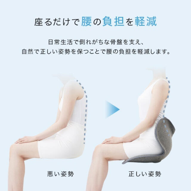 【新品未使用】MTG 姿勢サポートシート Style Standard F01 インテリア/住まい/日用品の椅子/チェア(座椅子)の商品写真