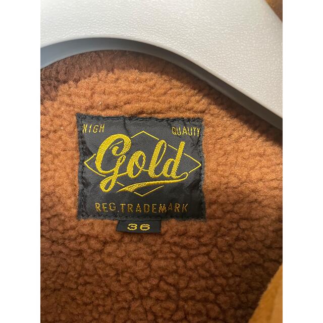 スエードジャケット GOLD 革ジャン ブラウン レザージャケット スエードジャケット GOLD 革ジャン ブラウン レザージャケット