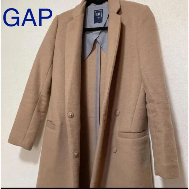 GAP(ギャップ)のgap チェスターコート 美品 ロングウールコート　再値下げ レディースのジャケット/アウター(チェスターコート)の商品写真