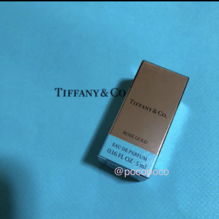 ティファニー(Tiffany & Co.)のティファニー　ローズゴールド　オードパルファム  ミニサイズ　新品(香水(女性用))