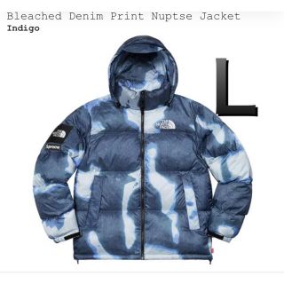 シュプリーム(Supreme)のsupreme/northface nuptse blue Lサイズ(ダウンジャケット)