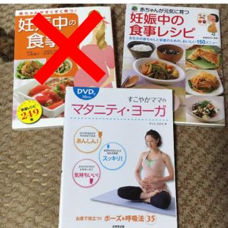 妊娠中の食事レシピ本  マタニティヨガ本(住まい/暮らし/子育て)