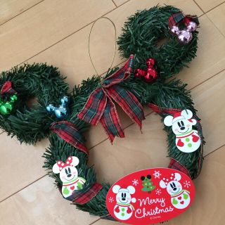 ディズニー(Disney)のmickey クリスマスリース(リース)