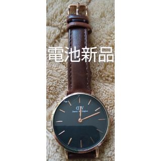 Daniel Wellington - ダニエル・ウェリントンDW ローズゴールド 32ミリ 電池新品12月18日交換済の通販｜ラクマ