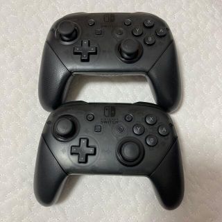 ニンテンドースイッチ(Nintendo Switch)のNintendo Switch Proコントローラー 2個(家庭用ゲーム機本体)