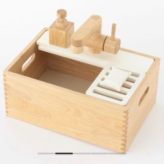 ムジルシリョウヒン(MUJI (無印良品))の【小麦さま専用】あそんでしまえるボックス・シンク型、ガスレンジ型(知育玩具)