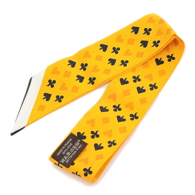 エルメス ツイリー トランプ イエロー シルク100% | bombaytools.com