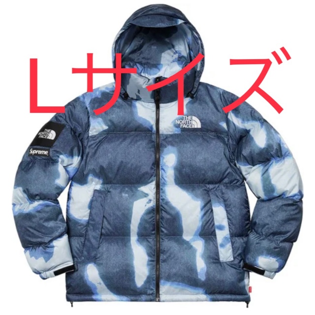 supreme the north face bleached nuptse L