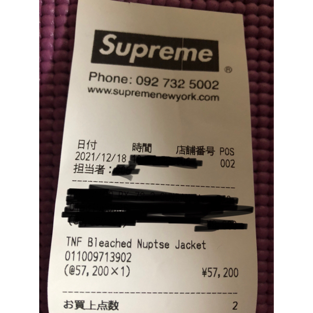 THE NORTH FACE(ザノースフェイス)のSupreme®/The North Face® Nuptse ヌプシ Lサイズ メンズのジャケット/アウター(ダウンジャケット)の商品写真