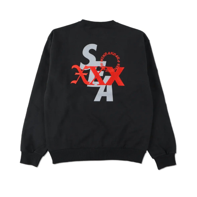 GOD SELECTION XXX X WDS CREWNECK / BLACK - www.sorbillomenu.com