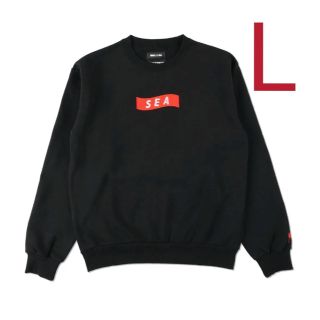 シー(SEA)のGOD SELECTION XXX X WDS CREWNECK / BLACK(パーカー)