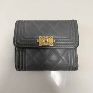 シャネル ボーイシャネル 財布(レディース)(グレー/灰色系)の通販 47