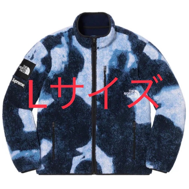 supreme the north face bleached fleece L