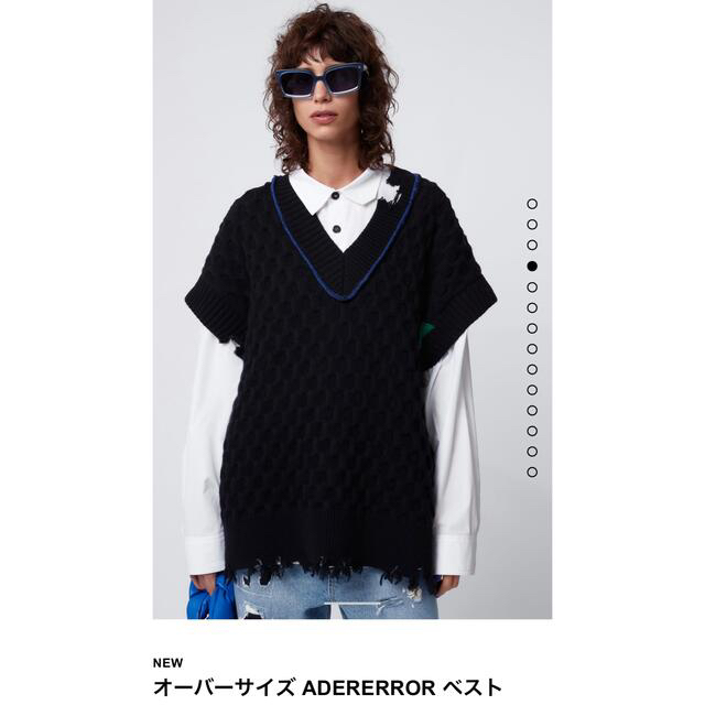 zara ader error オーバサイズ ニット