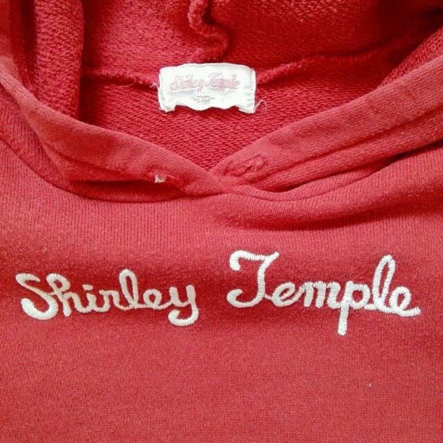 Shirley Temple(シャーリーテンプル)のシャーリーテンプルパーカー110センチ キッズ/ベビー/マタニティのキッズ服女の子用(90cm~)(Tシャツ/カットソー)の商品写真