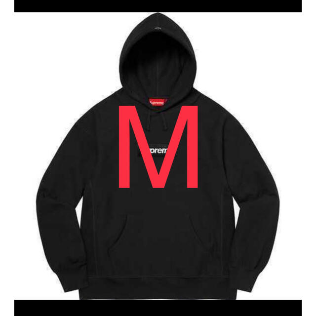 Box Logo Hooded Sweatshirt Black M