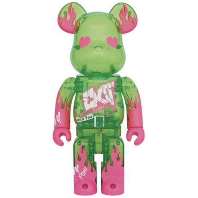 MEDICOM TOY(メディコムトイ)のBE@RBRICK EXIT 400% ハンドメイドのおもちゃ(フィギュア)の商品写真