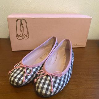 レペット ギンガムチェック バレエシューズ repetto