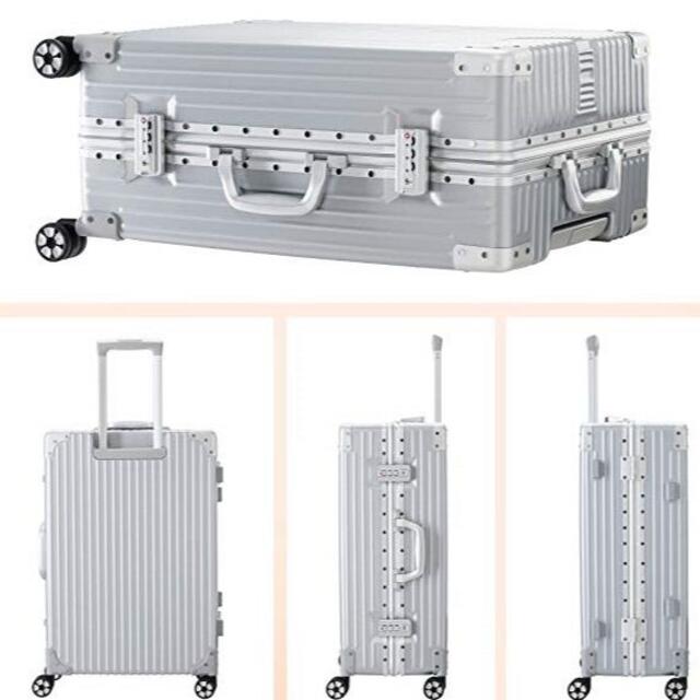 スーツケース　Mサイズ　シルバー　新品未使用　TSAロック対応