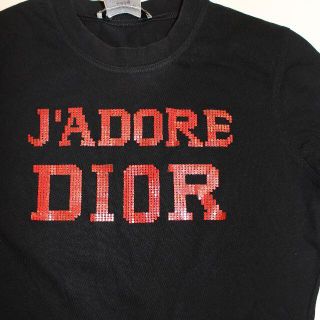 クリスチャンディオール(Christian Dior)のDIOR　Tシャツ　J'adore dior(Tシャツ(半袖/袖なし))