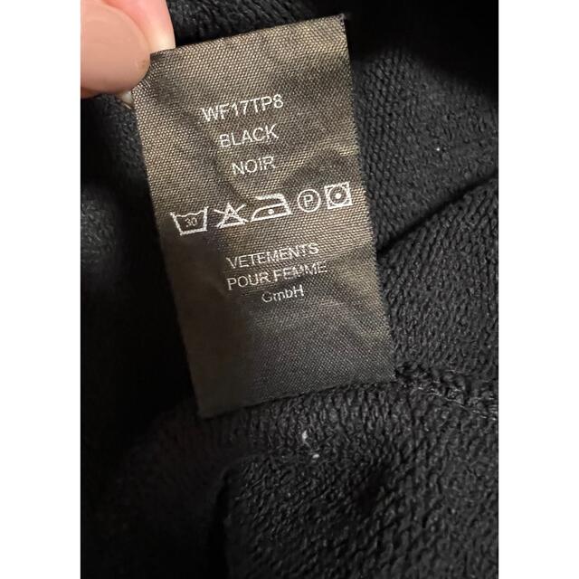 【未使用品】VETEMENTS ヴェトモン　オーバーサイズS