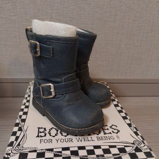 ブーシューズ(BOO SHOES)のBOO SHOES エンジニアブーツ ネイビー 12センチ(ブーツ)