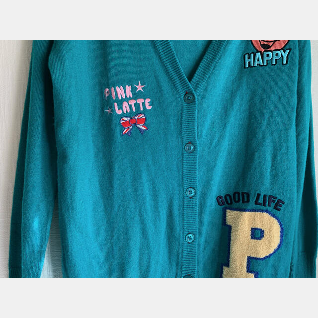 PINK-latte(ピンクラテ)のPink Latte ニット カーディガン Sサイズ155㎝（150〜160） キッズ/ベビー/マタニティのキッズ服女の子用(90cm~)(カーディガン)の商品写真