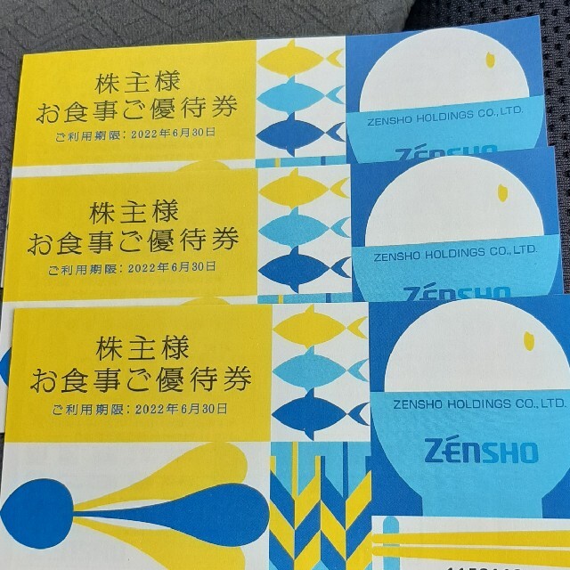 ゼンショー株主優待券 500円×18枚（9000円分）-