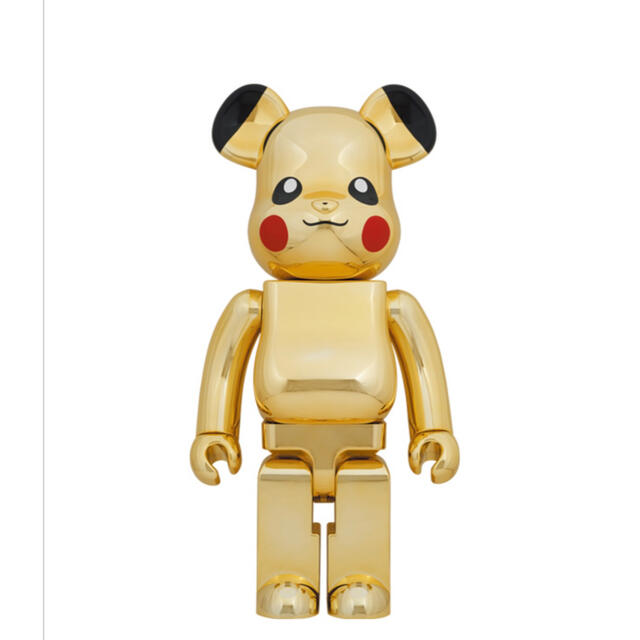 フィギュアBE@RBRICK ピカチュウ GOLD CHROME Ver.1000％