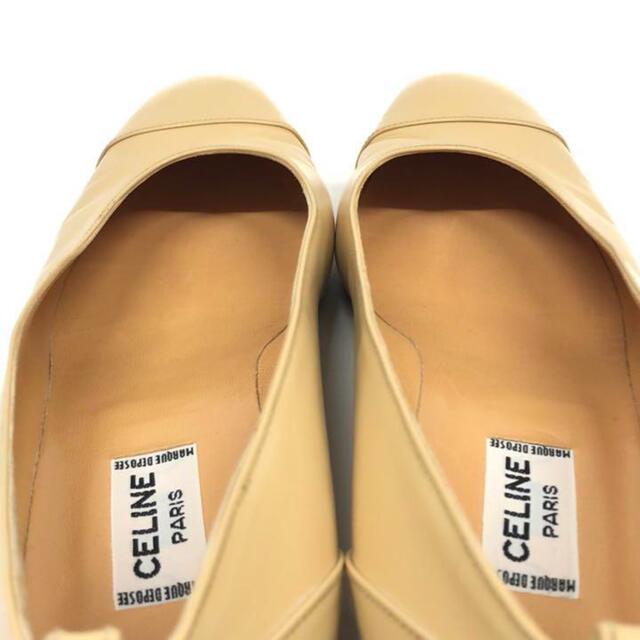 CEFINE(セフィーヌ)の希少 美品 セリーヌ CELENE サークルロゴ レザーパンプス 35 1/2 レディースの靴/シューズ(ハイヒール/パンプス)の商品写真