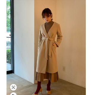 ☆LAGUNAMOON☆ケープコート☆ウール☆ベージュ☆ラグナムーン ...