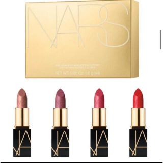 新品♡NARS クリスマスコフレ✨アフターグロー リップ ミニ 4本セット