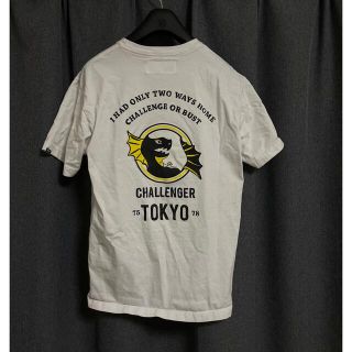 CHALLENGER チャレンジャー Tシャツ サイズ:M 20SS 和風 グラフィック 後染め クルーネック 半袖 Tシャツ NATURE JPN TEE ブルージーンズ トップス カットソー 【メンズ】【美品】