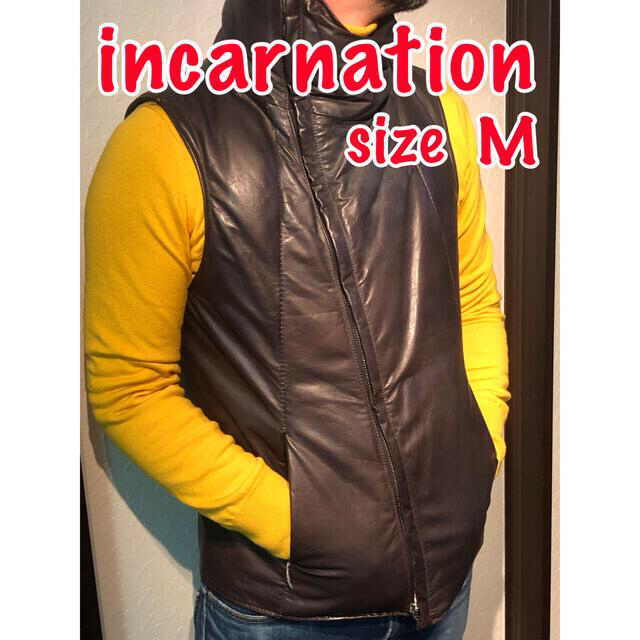 incarnation インカネーション　ダウン　レザージャケット