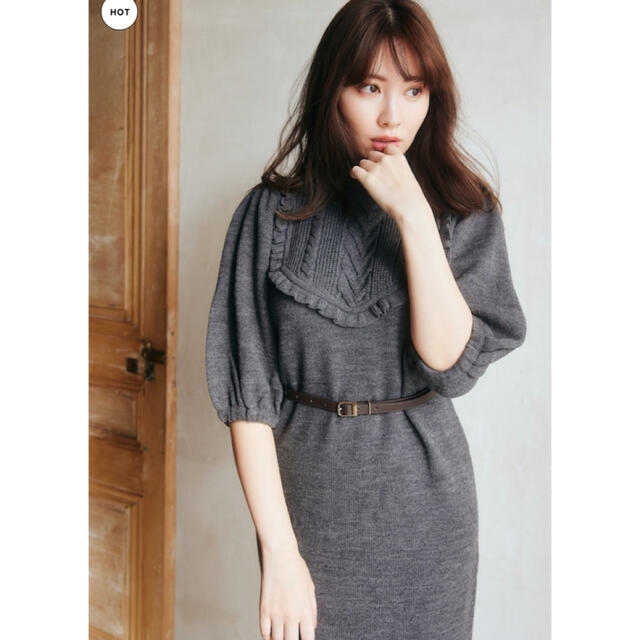 買い方 Herlipto Belted Ruffle Cable-Knit Dress | hsvdenbosch.nl