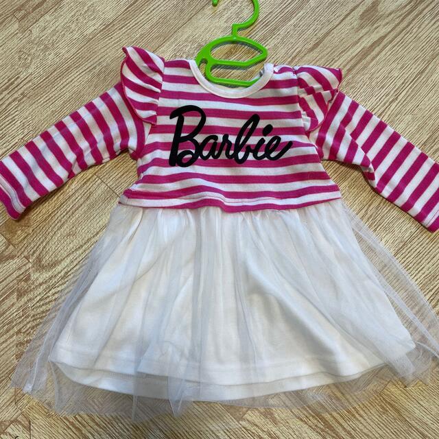 【nya様専用】Barbie ベビー服80  キッズ/ベビー/マタニティのベビー服(~85cm)(ジャケット/コート)の商品写真