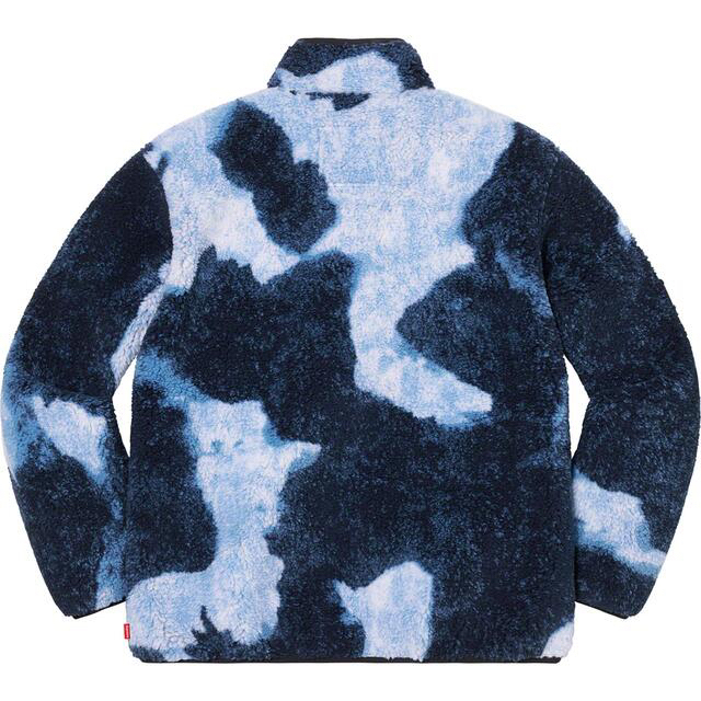 Supreme(シュプリーム)のBleached Denim Print Fleece Jacket メンズのジャケット/アウター(ブルゾン)の商品写真