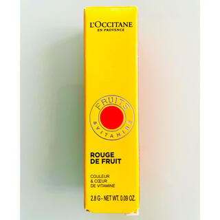 ロクシタン(L'OCCITANE)の新品  L'OCCITANE デリシャス＆フルーティー　リップスティック　040(リップケア/リップクリーム)