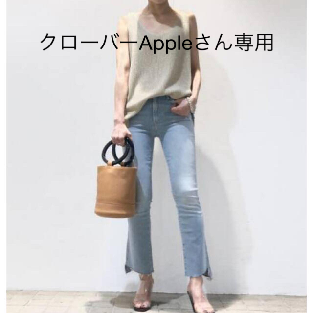 パンツ????MOTHER INSIDER CROP L.BLUE DENIM アパルトモン