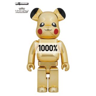 メディコムトイ(MEDICOM TOY)のピカチュウ1000% BE@BRICK(ゲームキャラクター)