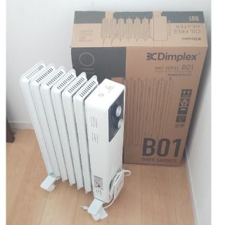 新品Dimplex オイルフリーヒーター ECR12(W)ディンプ デロンギ(オイルヒーター)