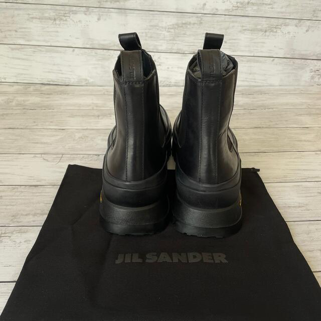 Jil Sander(ジルサンダー)の新品JIL SANDER ジルサンダー チェルシーブーツ ブラック　黒 メンズの靴/シューズ(ブーツ)の商品写真