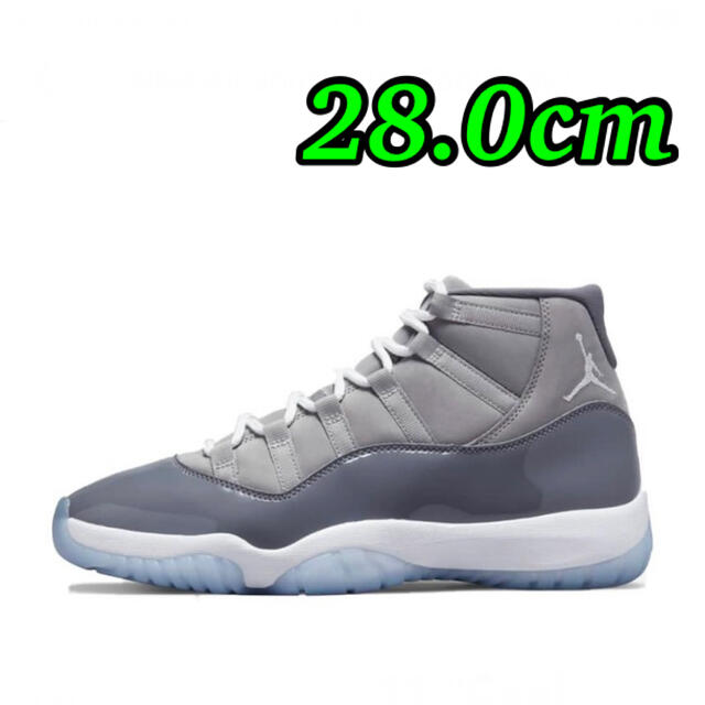 28.0cm Nike Air Jordan 11 Cool Grey