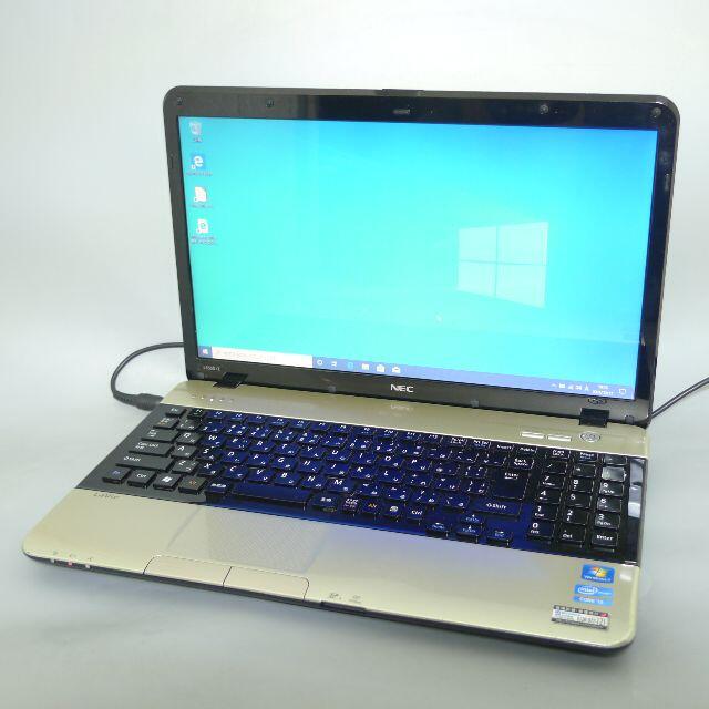 ゴールド ノートPC LS550ES6G 4GB 750G Blu-ray